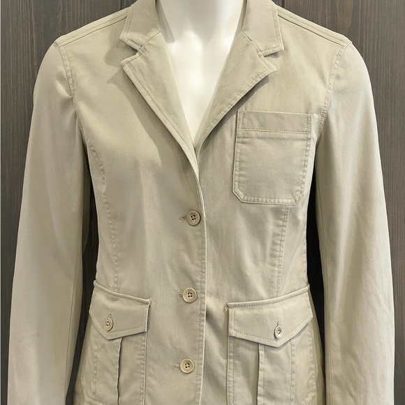 Eddie Bauer Beige Blazer with Button Detail - Picture 1 of 3